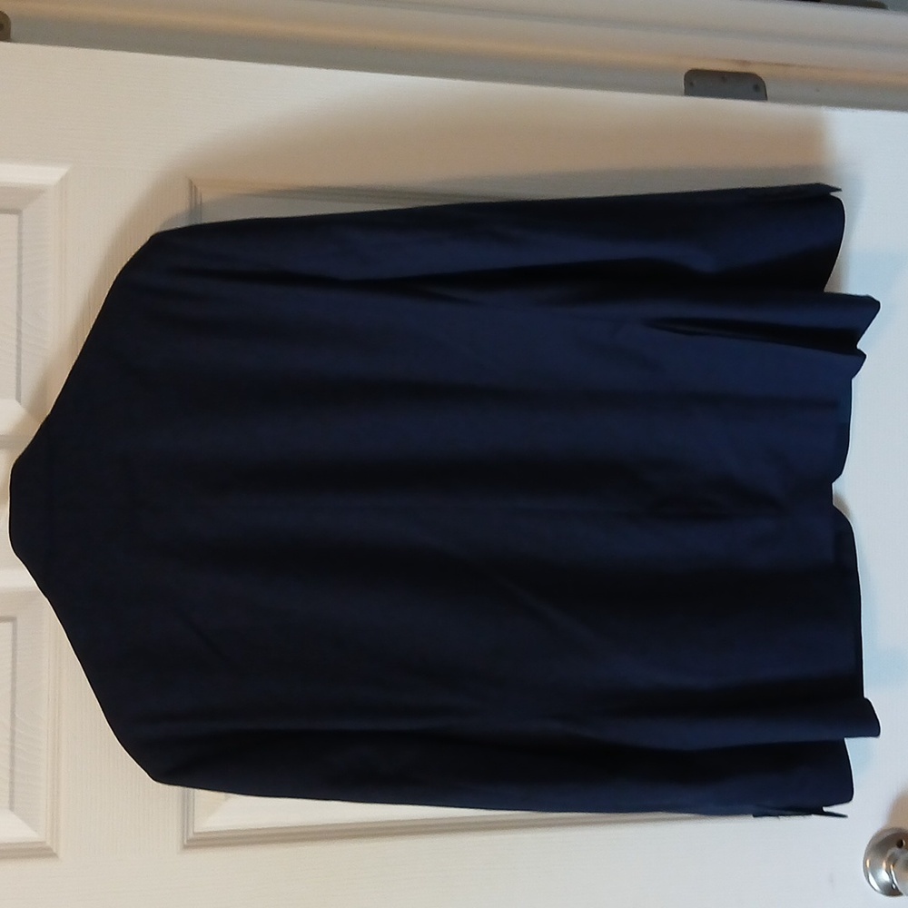 Nordstoms Tech-Smart Men's Navy Blazer, 2 Button, Single Breast Pocket, Size 40S - Picture 4 of 8